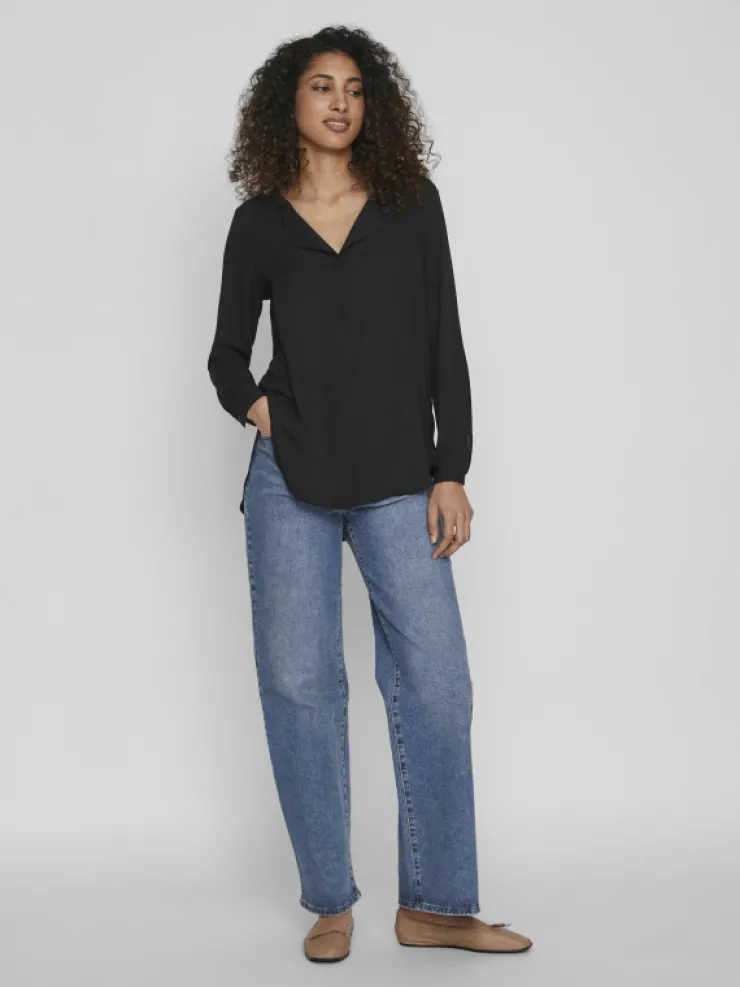 VILA Shirts | Tops & T-shirts^VILUCY HIGH LOW SHIRT