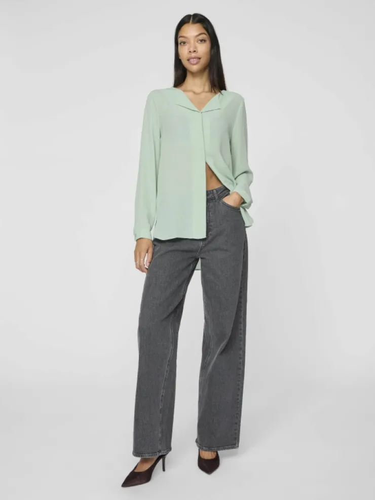 VILA Shirts | Tops & T-shirts^VILUCY HIGH LOW SHIRT