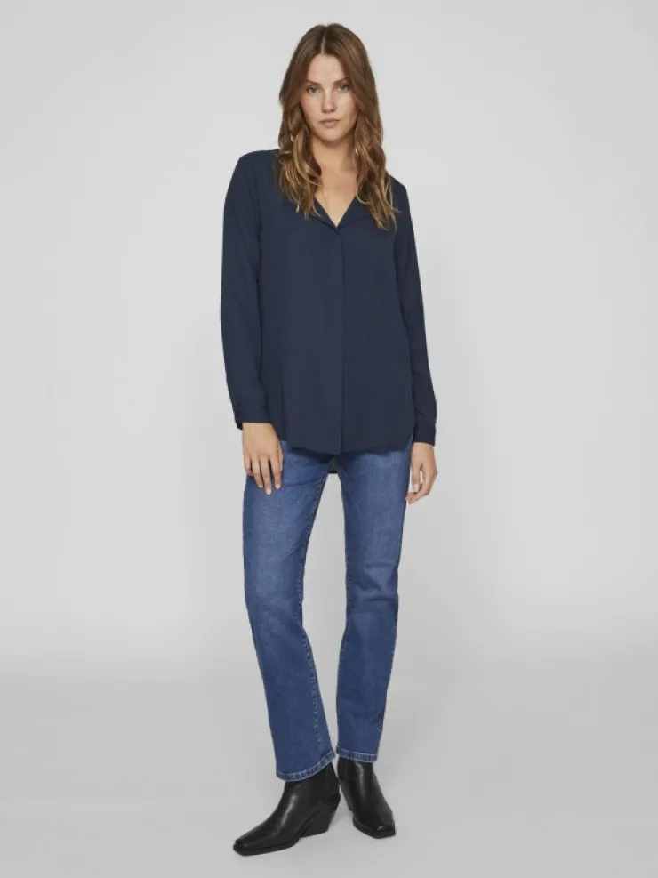 VILA Shirts | Tops & T-shirts^VILUCY HIGH LOW SHIRT