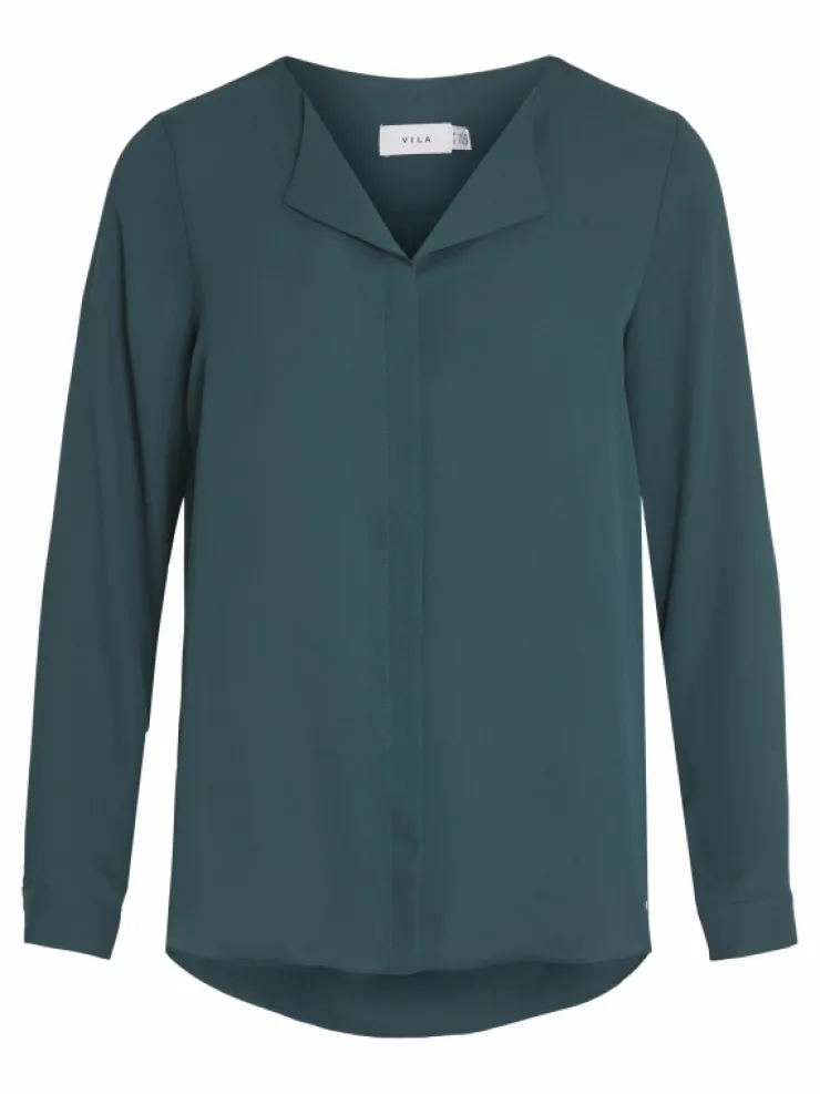 VILA Shirts | Tops & T-shirts^VILUCY HIGH LOW SHIRT