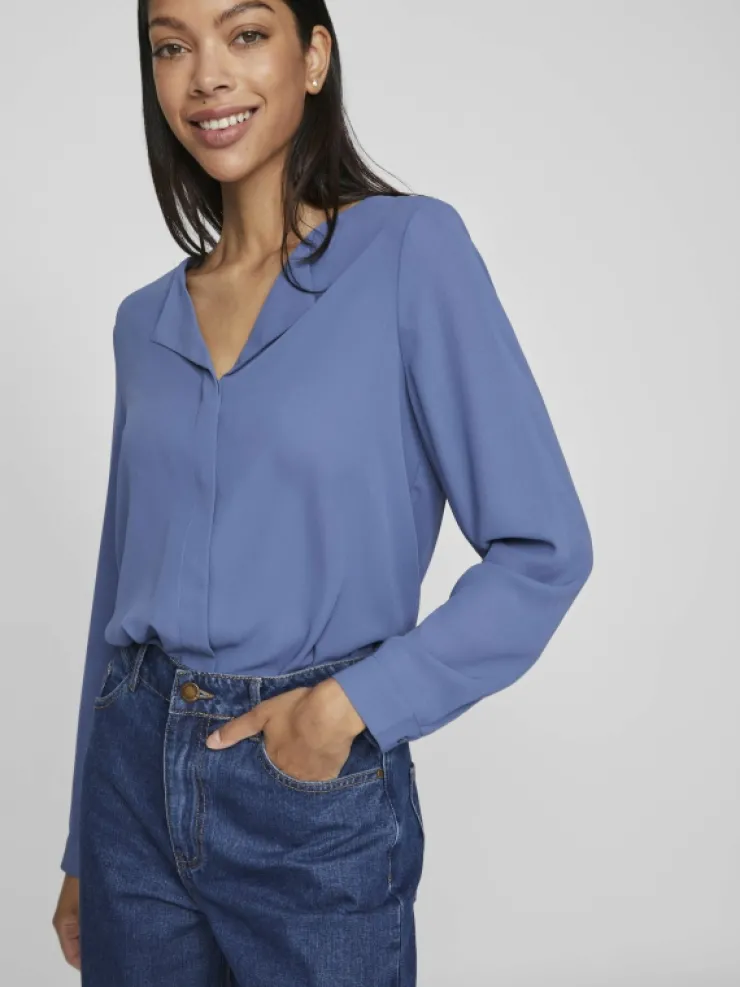 VILA Shirts^VILUCY HIGH LOW SHIRT