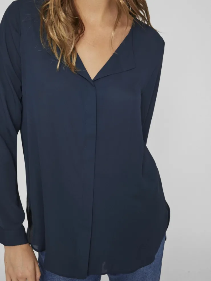 VILA Shirts | Tops & T-shirts^VILUCY HIGH LOW SHIRT