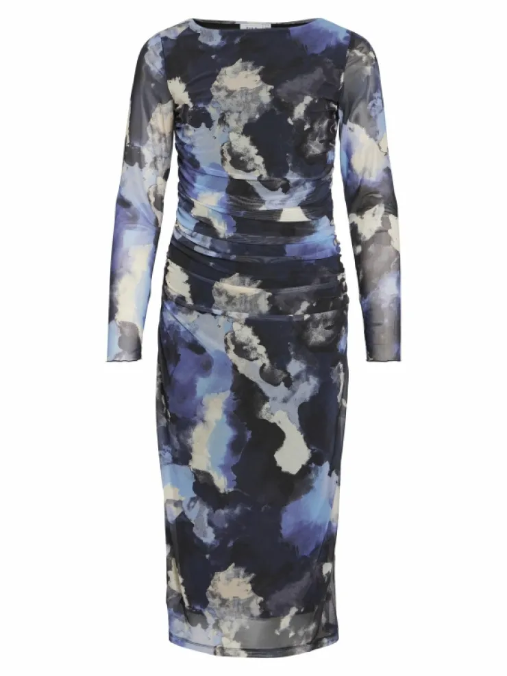 VILA Dresses^VIMALOU MESH MIDI DRESS