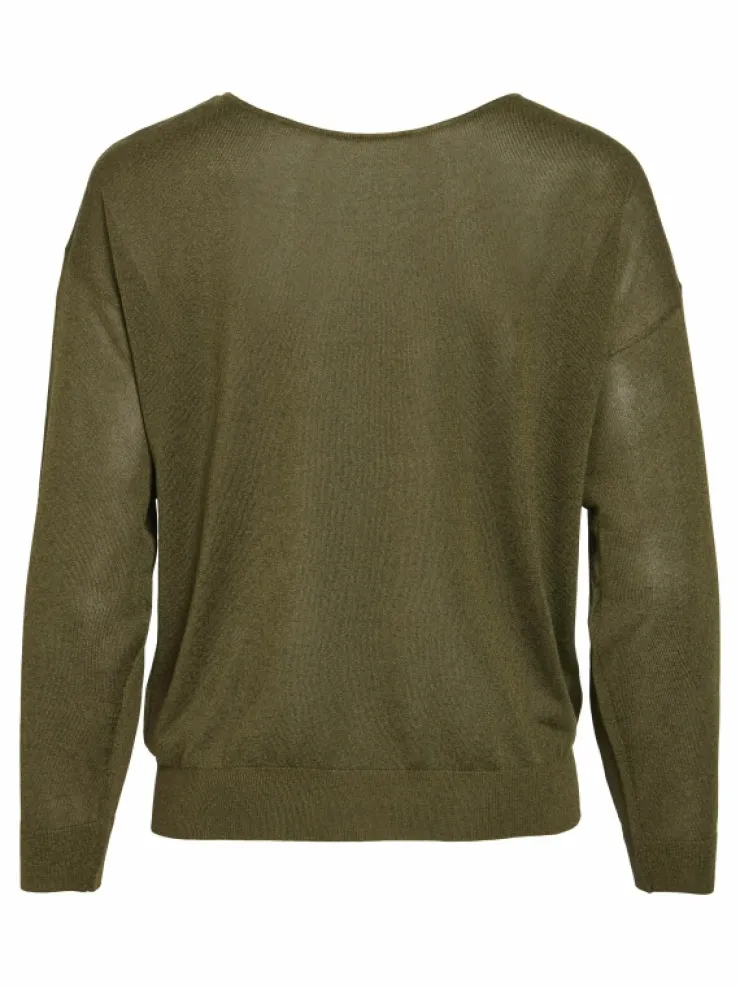 VILA Knitwear^VINOVY V-NECK KNITTED PULLOVER