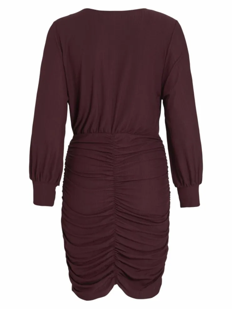 VILA Dresses^VIPARTINA DRAPED MINI DRESS