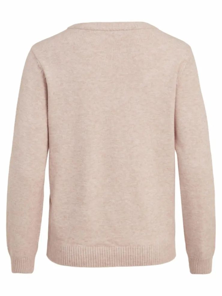 VILA Knitwear | Tops & T-shirts^VIRIL ROUND NECK KNITTED PULLOVER