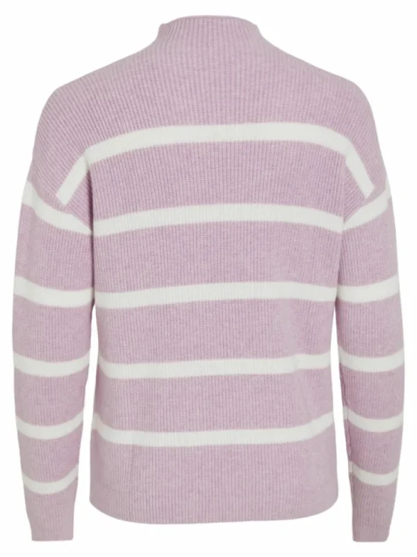 VILA Knitwear^VIRIL STRIPED KNITTED PULLOVER