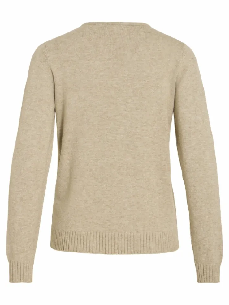 VILA Knitwear^VIRIL V-NECK KNITTED PULLOVER
