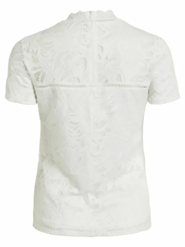 VILA Tops & T-shirts^VISTASIA LACE SHORT SLEEVED TOP