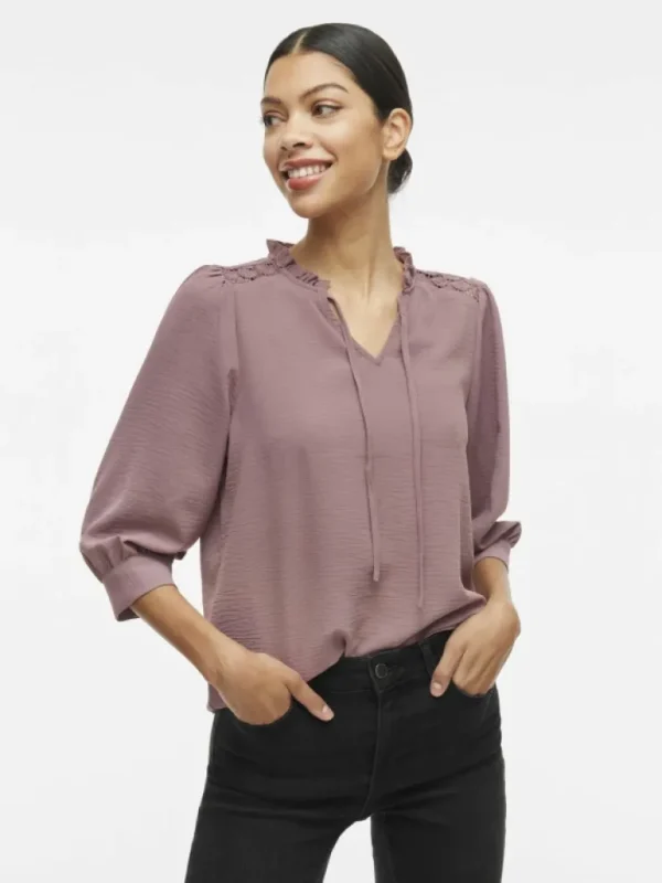 VILA Tops & T-shirts^V-NECK 3/4 SLEEVED TOP