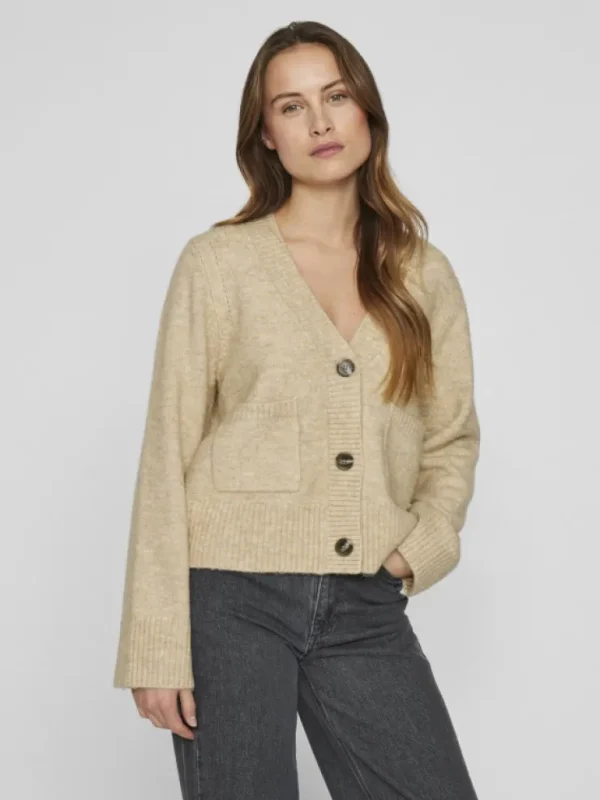 VILA Knitwear^V-NECK KNITTED CARDIGAN