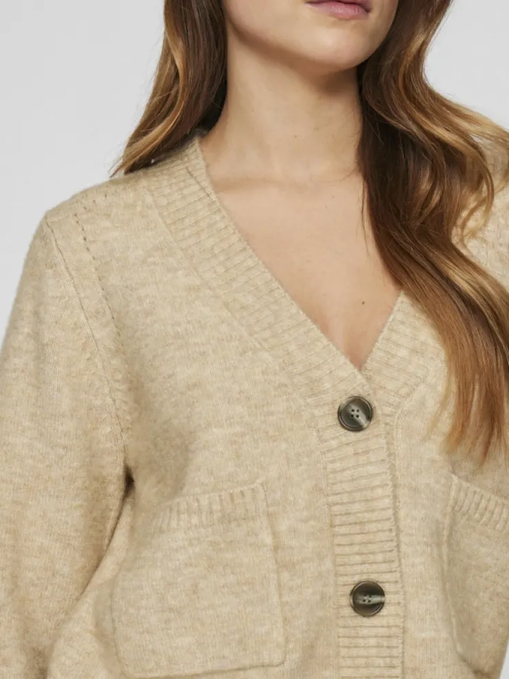 VILA Knitwear^V-NECK KNITTED CARDIGAN