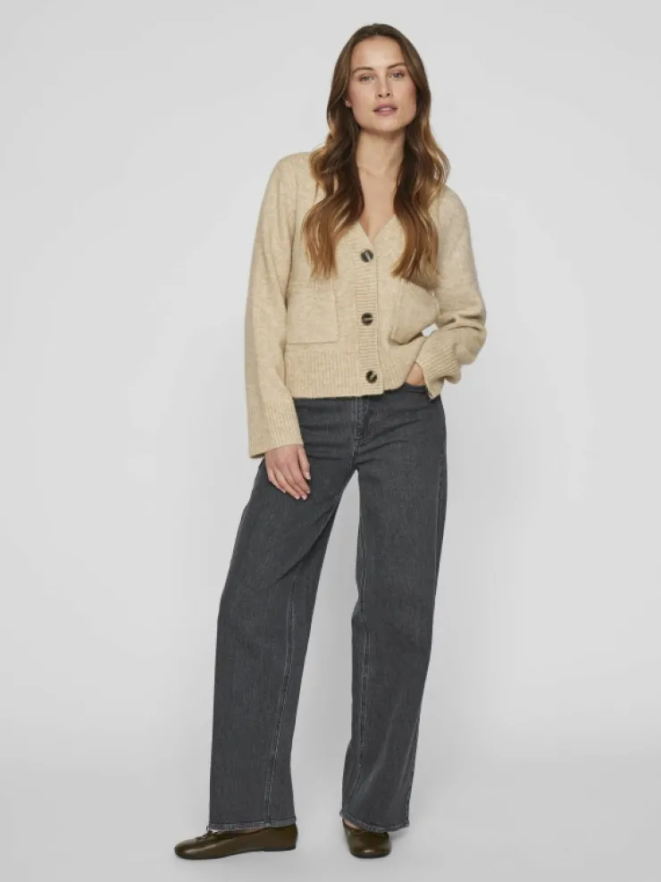 VILA Knitwear^V-NECK KNITTED CARDIGAN