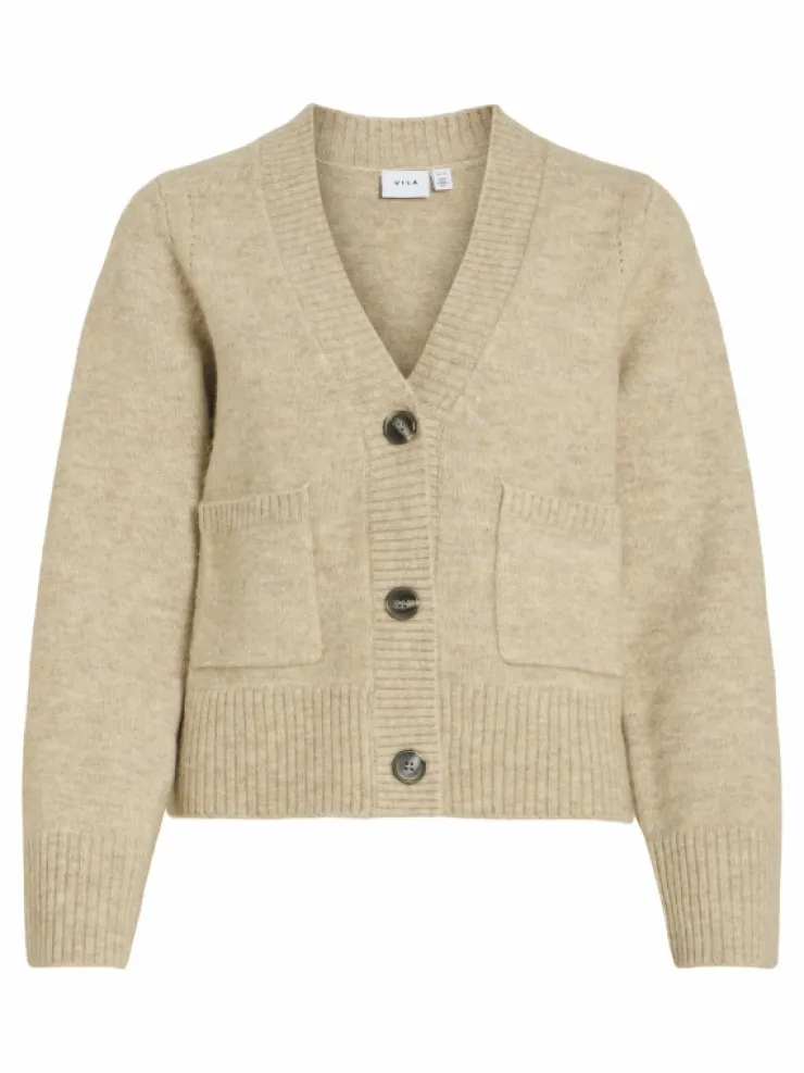 VILA Knitwear^V-NECK KNITTED CARDIGAN