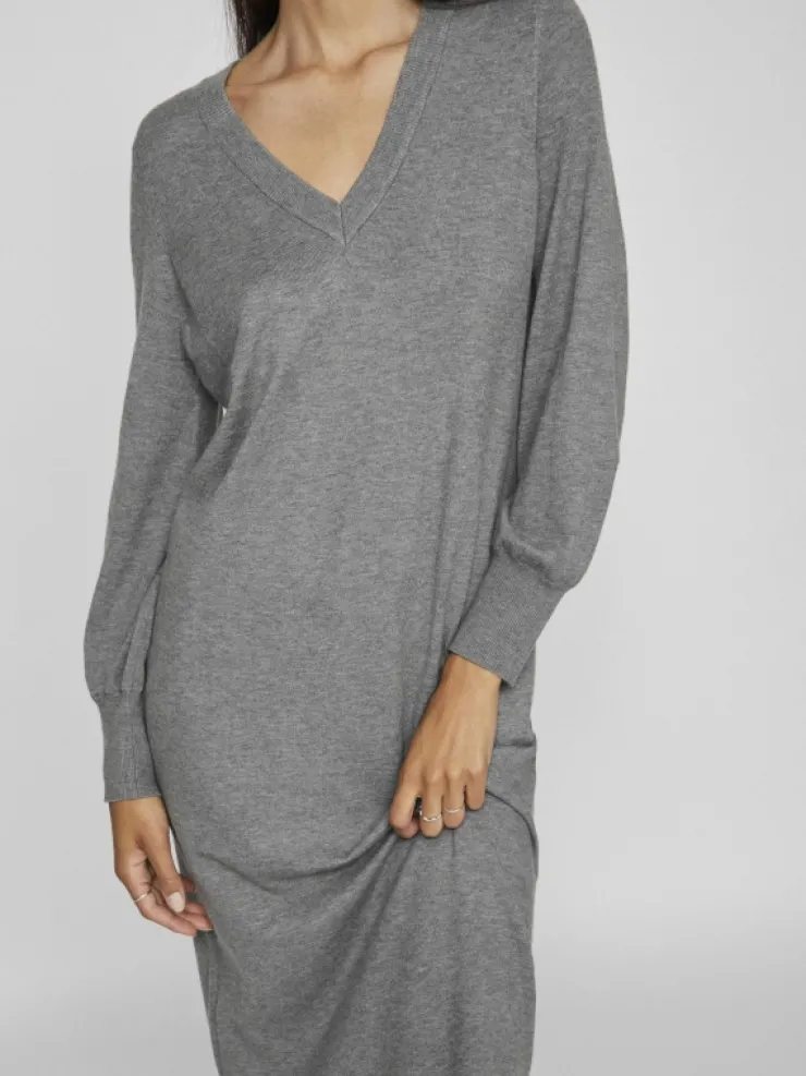 VILA Knitwear | Dresses^V-NECK KNITTED DRESS