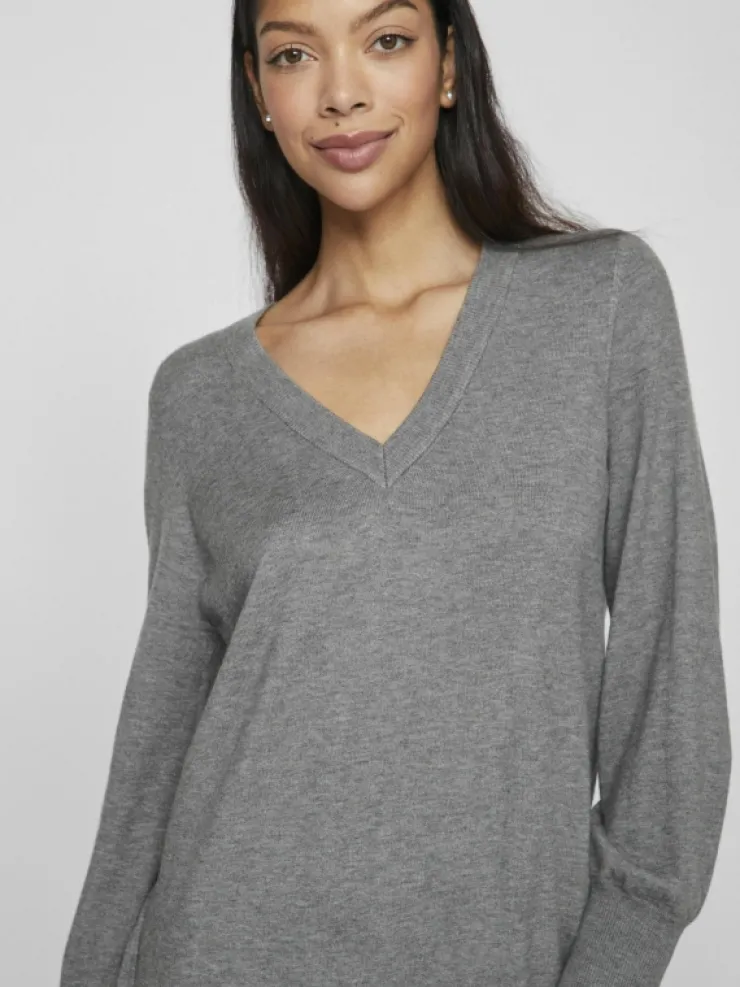 VILA Knitwear | Dresses^V-NECK KNITTED DRESS