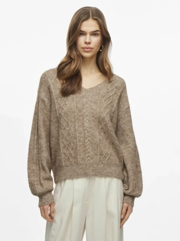 VILA Knitwear^V-NECK KNITTED PULLOVER