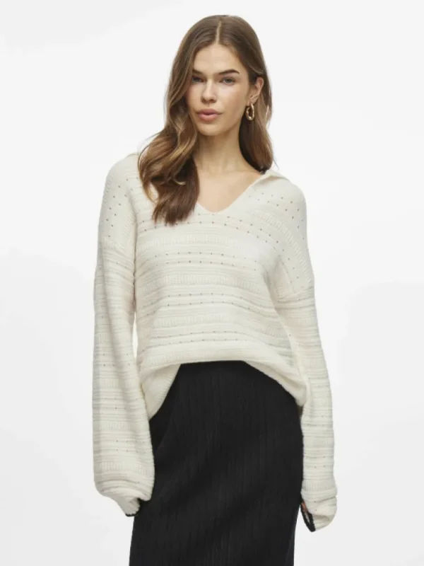VILA Knitwear^V-NECK KNITTED PULLOVER