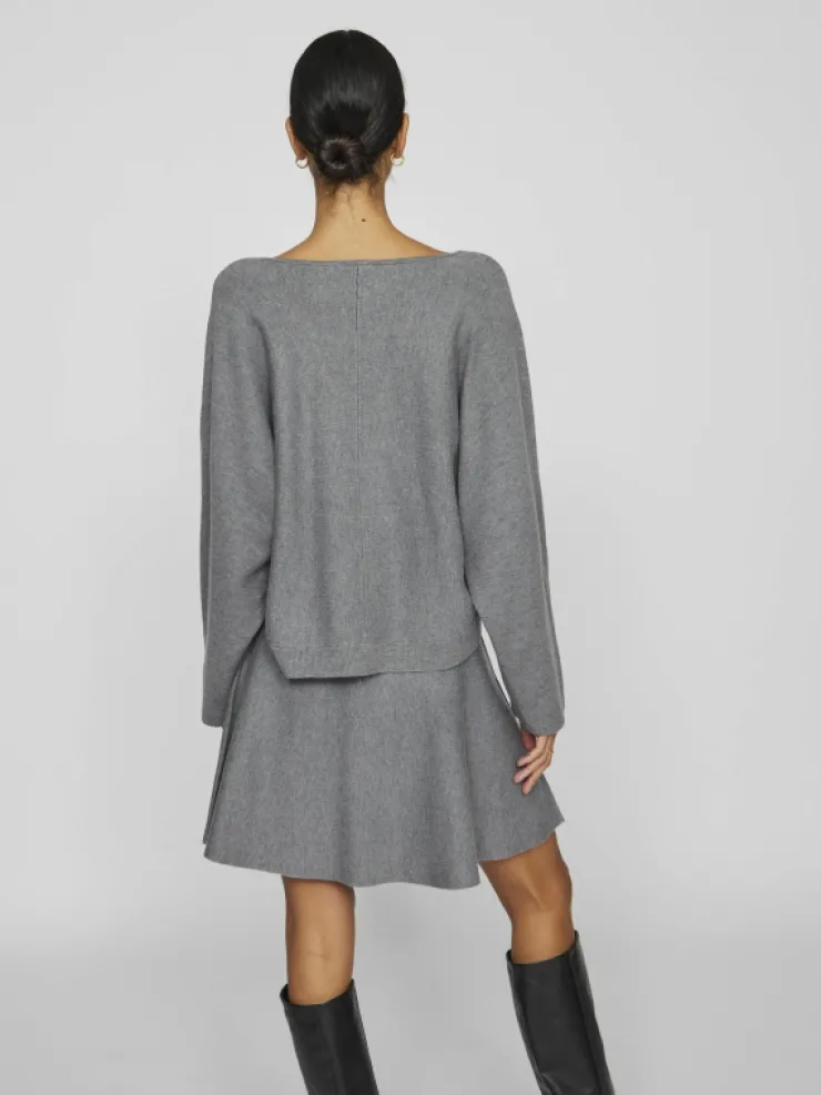 VILA Knitwear^V-NECK KNITTED PULLOVER