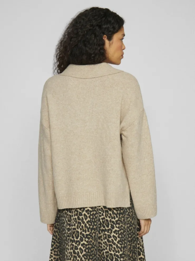 VILA Knitwear^V-NECK KNITTED PULLOVER