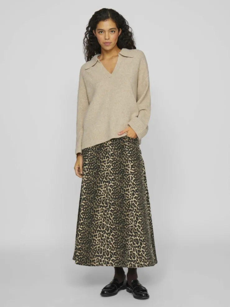 VILA Knitwear^V-NECK KNITTED PULLOVER