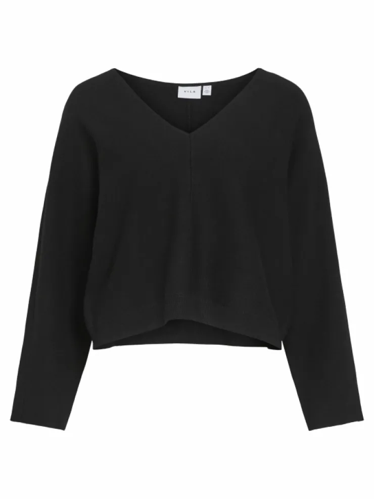VILA Knitwear^V-NECK KNITTED PULLOVER