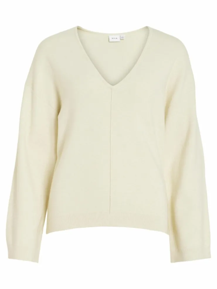 VILA Knitwear^V-NECK KNITTED PULLOVER