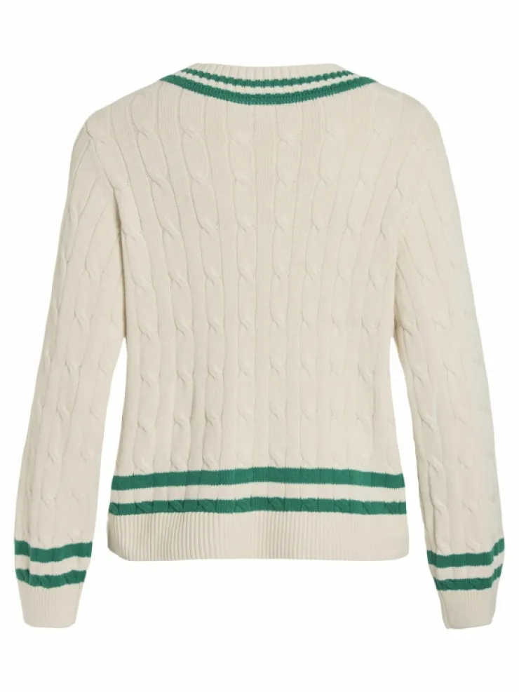 VILA Knitwear^V-NECK KNITTED PULLOVER