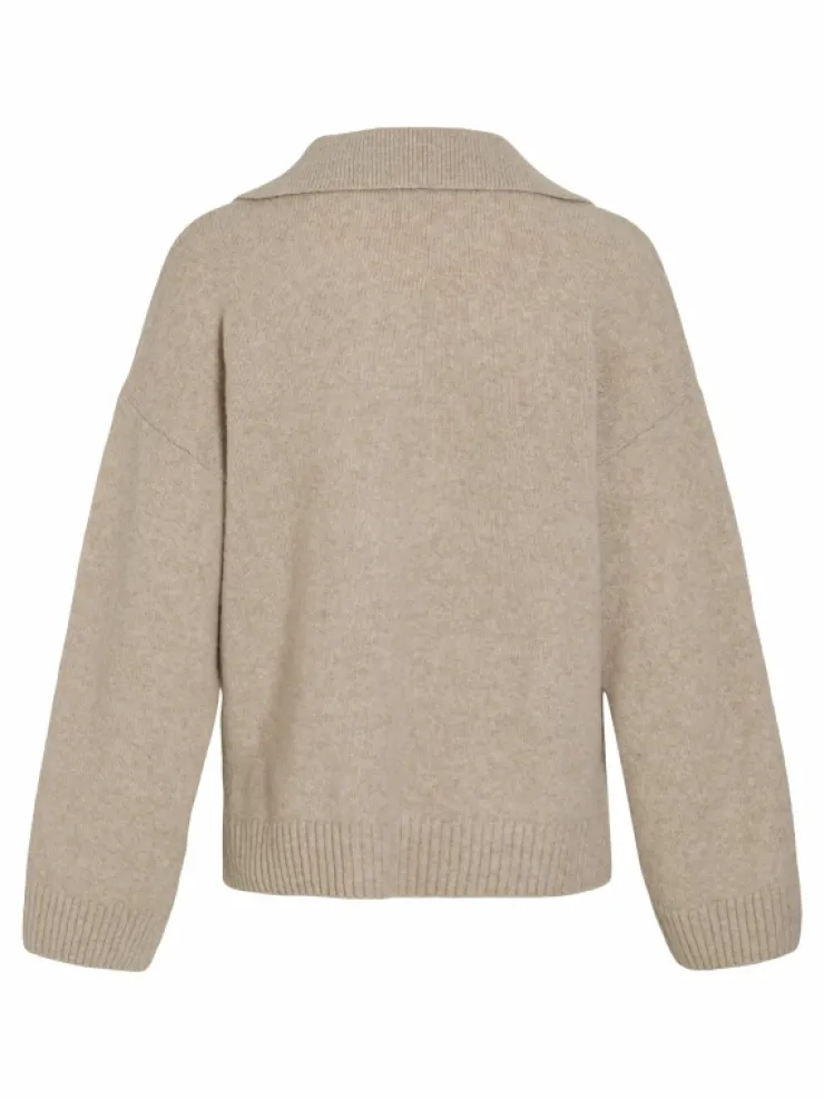 VILA Knitwear^V-NECK KNITTED PULLOVER