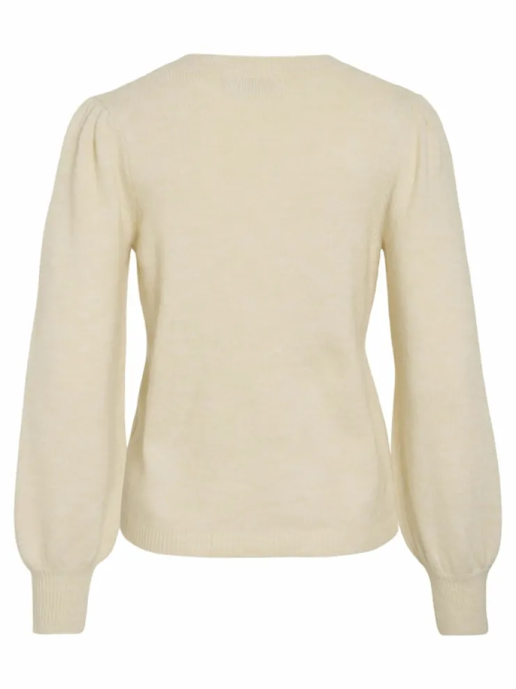 VILA Knitwear^V-NECK KNITTED PULLOVER