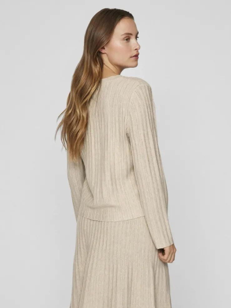 VILA Knitwear^V-NECK KNITTED TOP