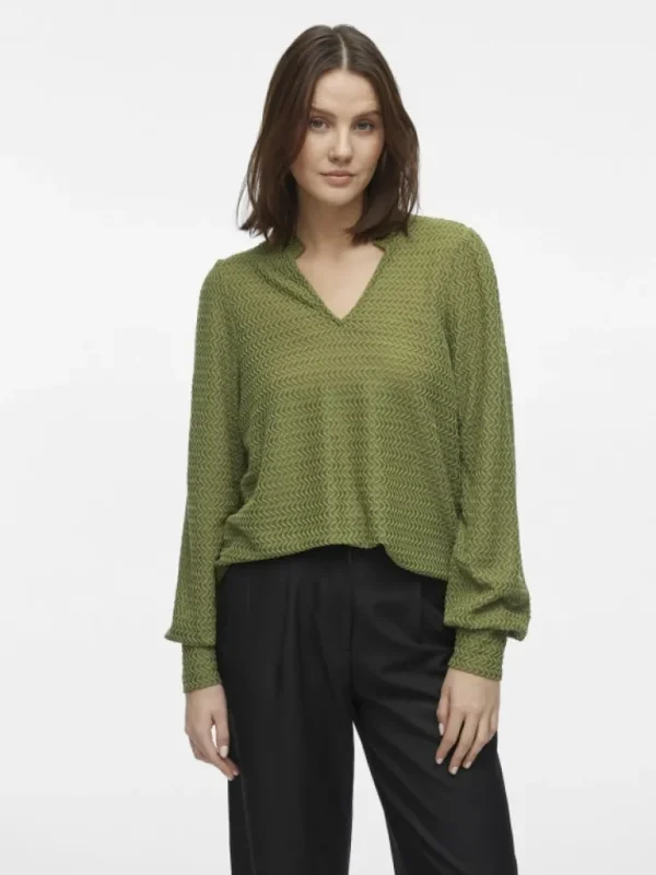VILA Tops & T-shirts^V-NECK LONG SLEEVED TOP