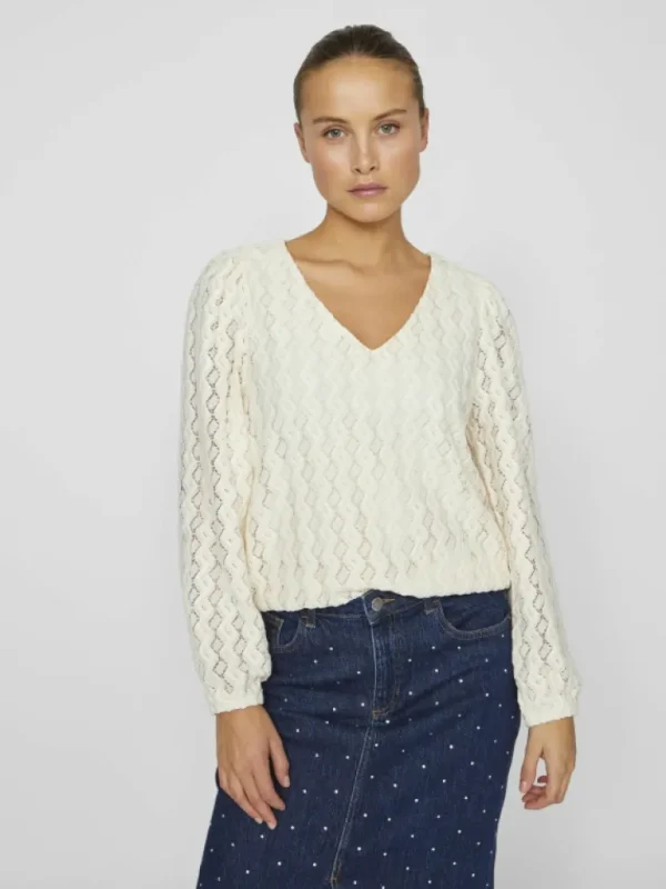 VILA Tops & T-shirts^V-NECK LONG SLEEVED TOP