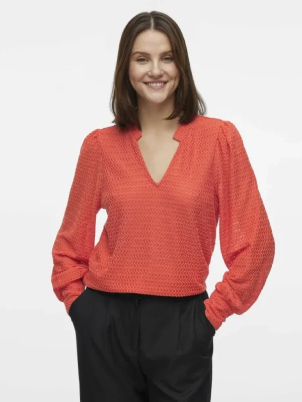 VILA Tops & T-shirts^V-NECK LONG SLEEVED TOP