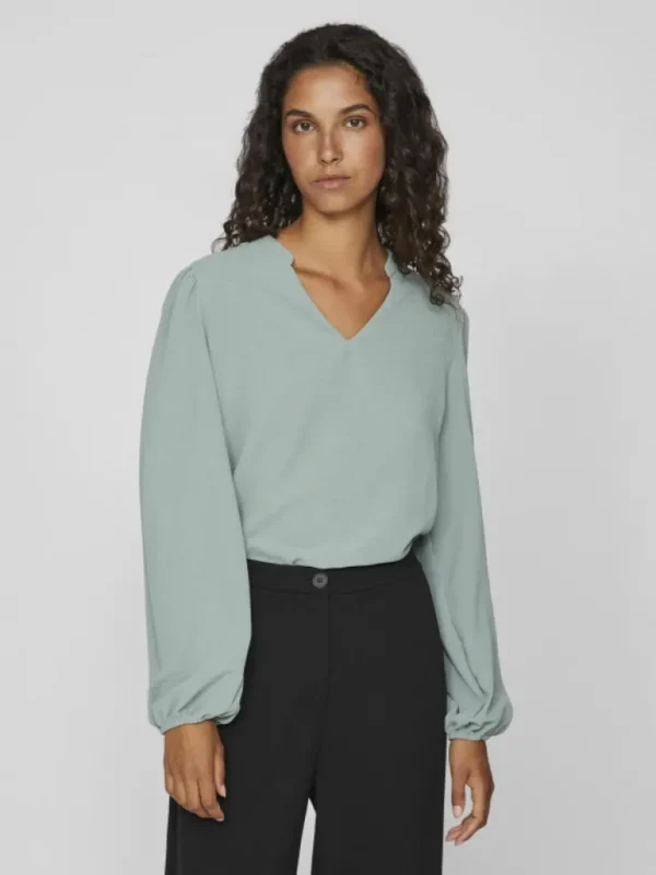 VILA Tops & T-shirts^V-NECK LONG SLEEVED TOP