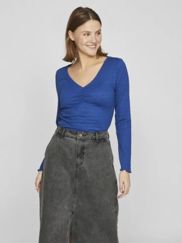 VILA Tops & T-shirts^V-NECK LONG SLEEVED TOP