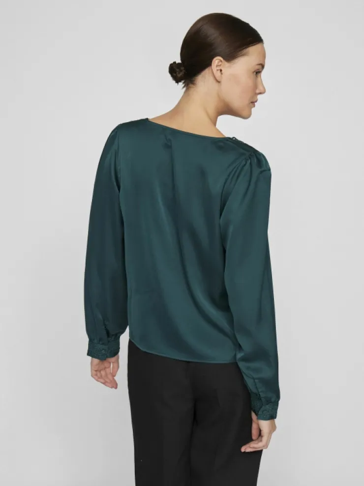 VILA Tops & T-shirts^V-NECK LONG SLEEVED TOP