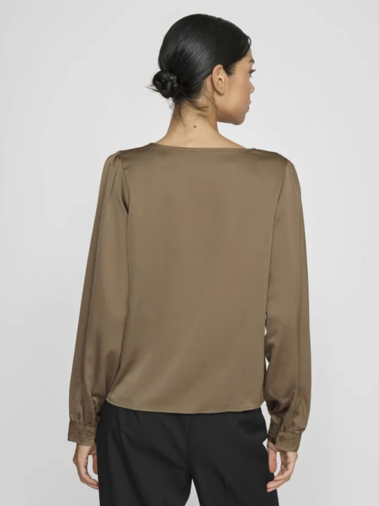 VILA Tops & T-shirts^V-NECK LONG SLEEVED TOP