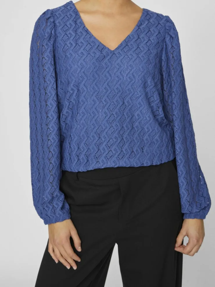 VILA Tops & T-shirts^V-NECK LONG SLEEVED TOP