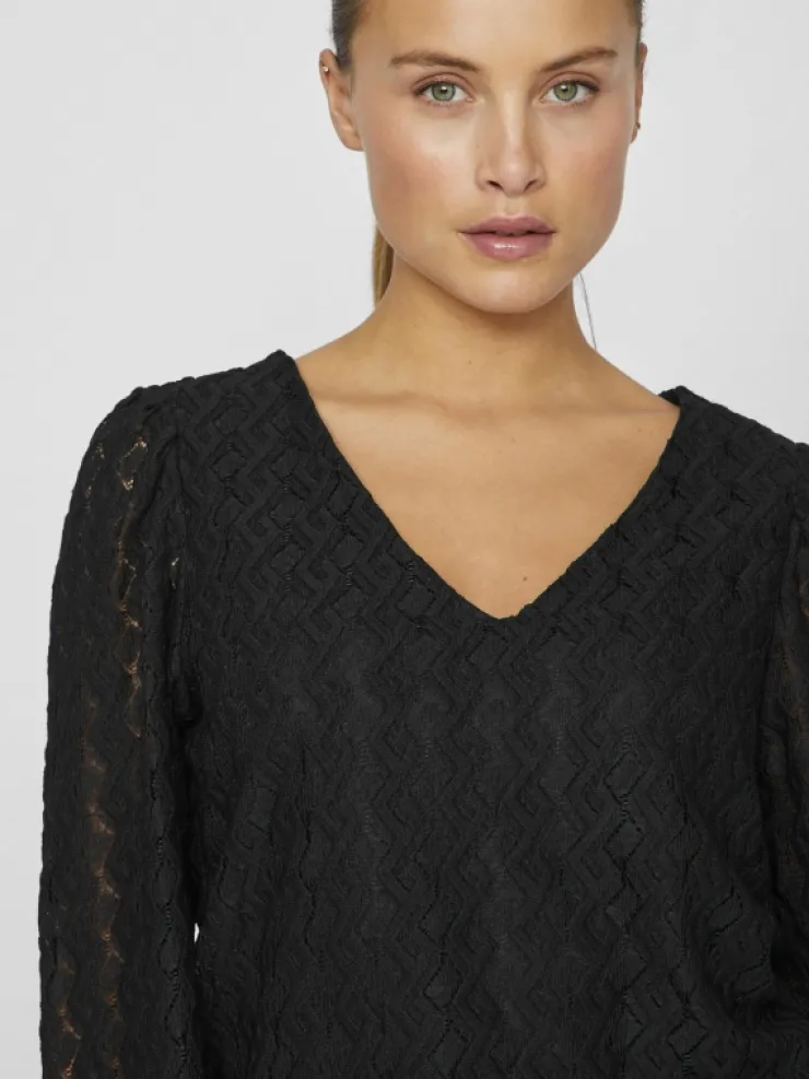 VILA Tops & T-shirts^V-NECK LONG SLEEVED TOP