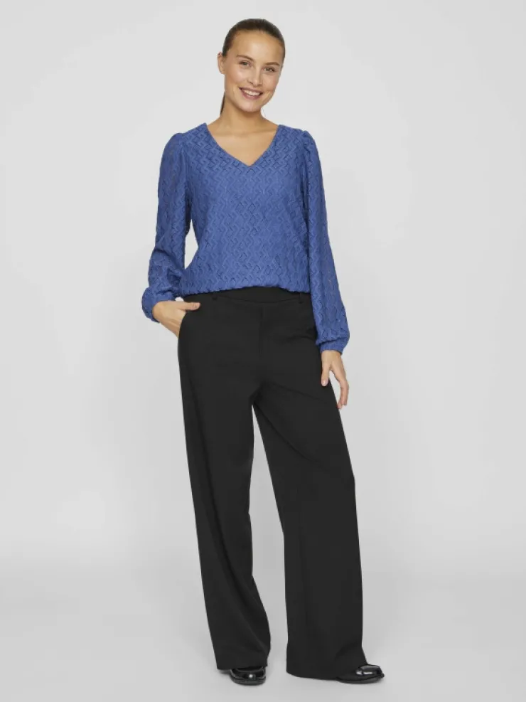 VILA Tops & T-shirts^V-NECK LONG SLEEVED TOP