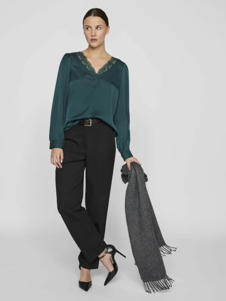 VILA Tops & T-shirts^V-NECK LONG SLEEVED TOP