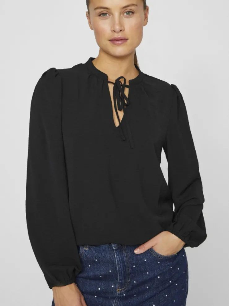 VILA Tops & T-shirts^V-NECK LONG SLEEVED TOP