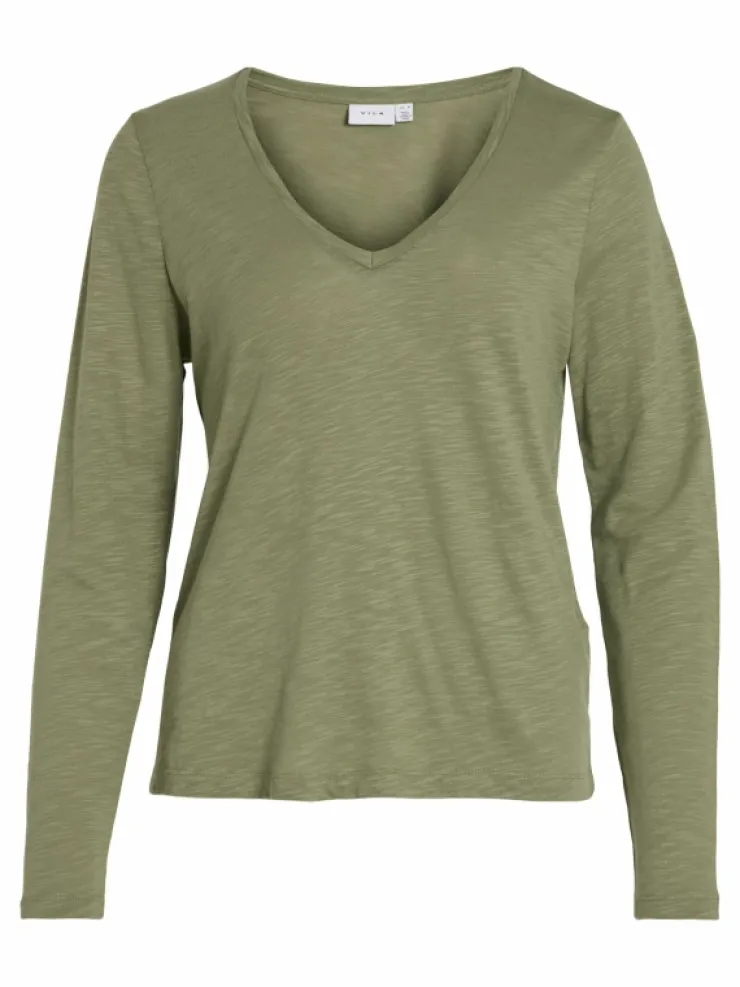 VILA Tops & T-shirts^V-NECK LONG SLEEVED TOP