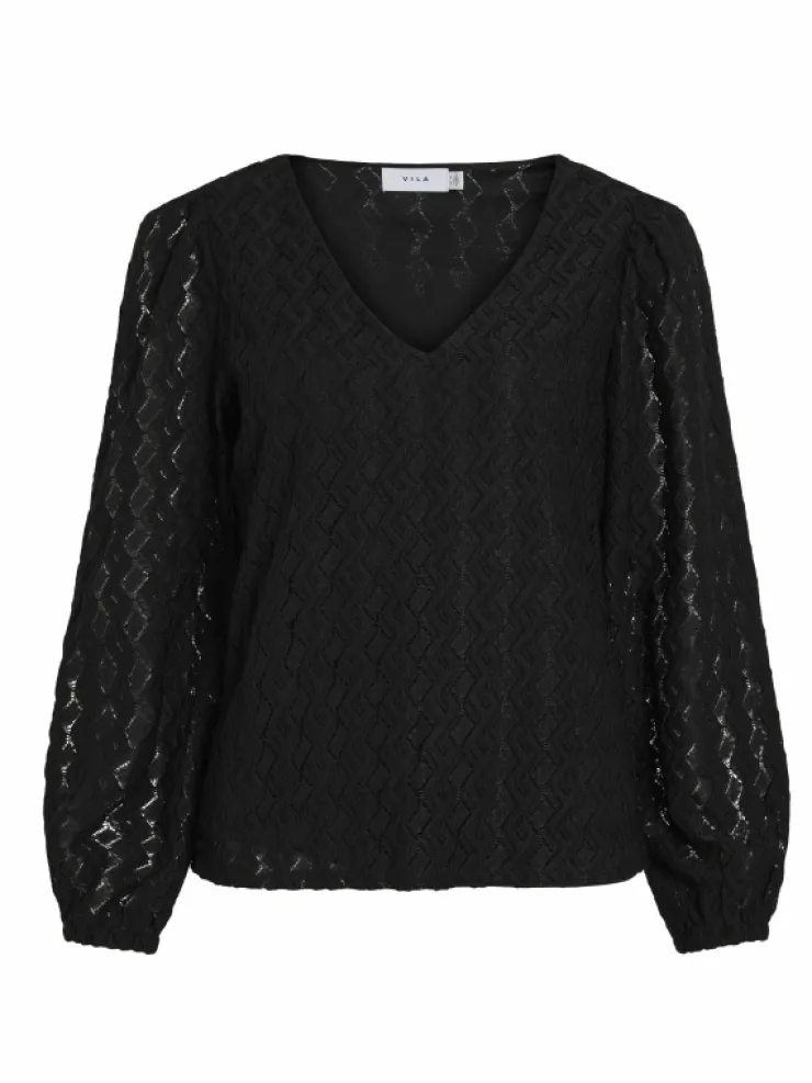 VILA Tops & T-shirts^V-NECK LONG SLEEVED TOP