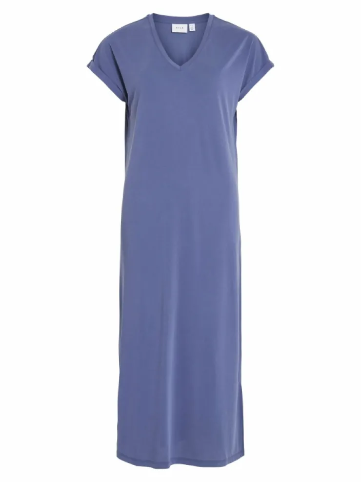 VILA Dresses^V-NECK MIDI DRESS
