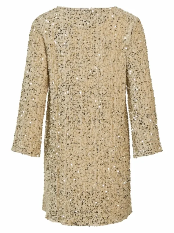 VILA Dresses^V-NECK SEQUIN SHORT DRESS