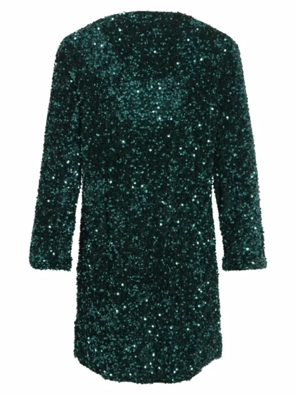 VILA Dresses^V-NECK SEQUIN SHORT DRESS