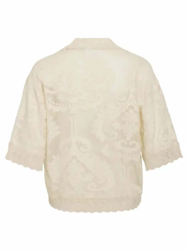 VILA Shirts^V-NECK SHORT SLEEVED SHIRT
