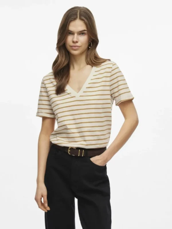 VILA Tops & T-shirts^V-NECK SHORT SLEEVED TOP